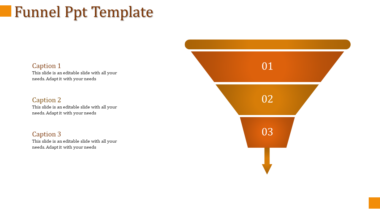 Funnel Wise Slide PowerPoint Template For Presentation